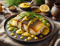 Delicioso Bacalao con Salsa de Mostaza de Noruega: Receta Tradicional para Disfrutar en Casa
