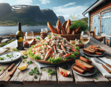 Deléitate con el auténtico sabor noruego: Descubre la receta perfecta de Krabbesalat de Noruega